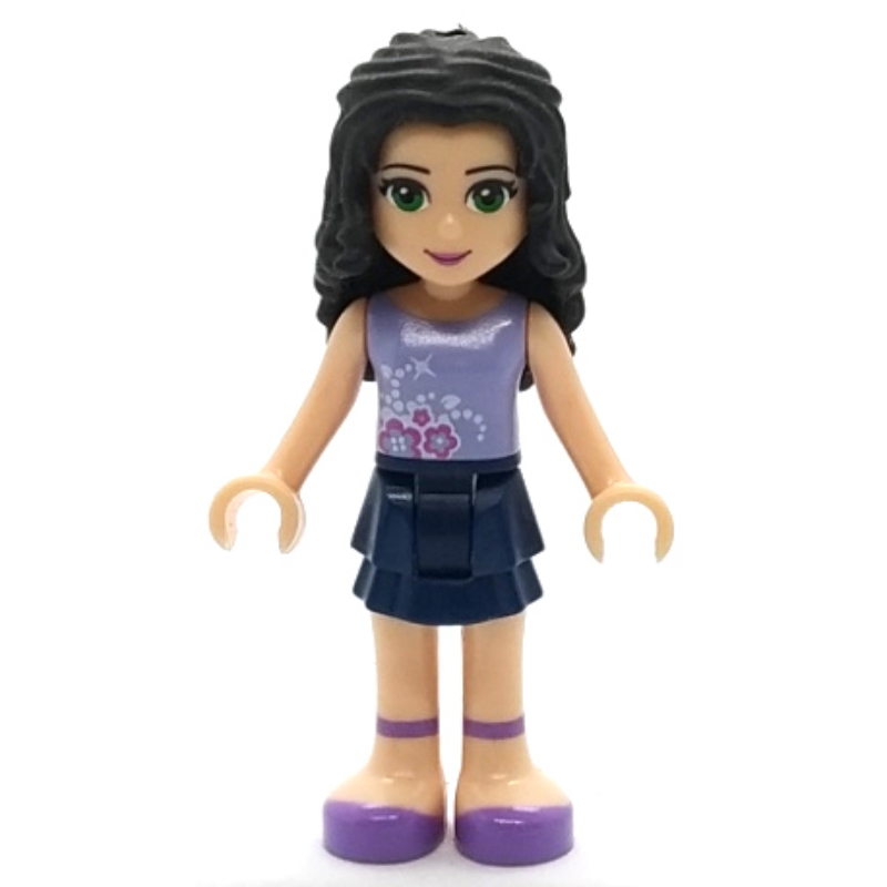 LEGO Emma - Lavender Top, Dark Blue Skirt (fig-001568)
