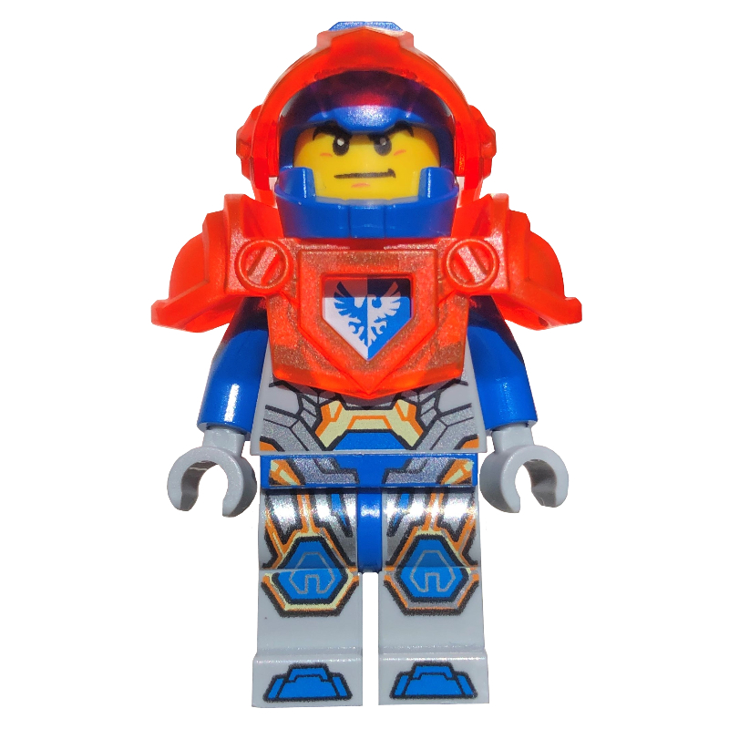 LEGO Clay Moorington with Trans-Neon Orange Armor (fig-001587)