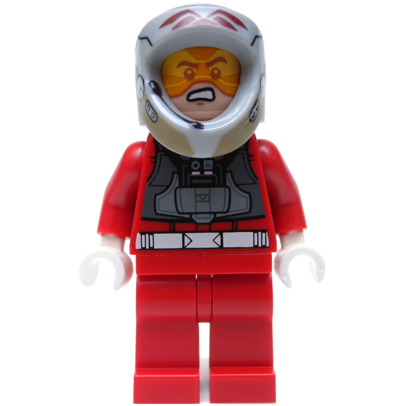 LEGO Rebel Pilot A-wing, Red Uniform (fig-001607)