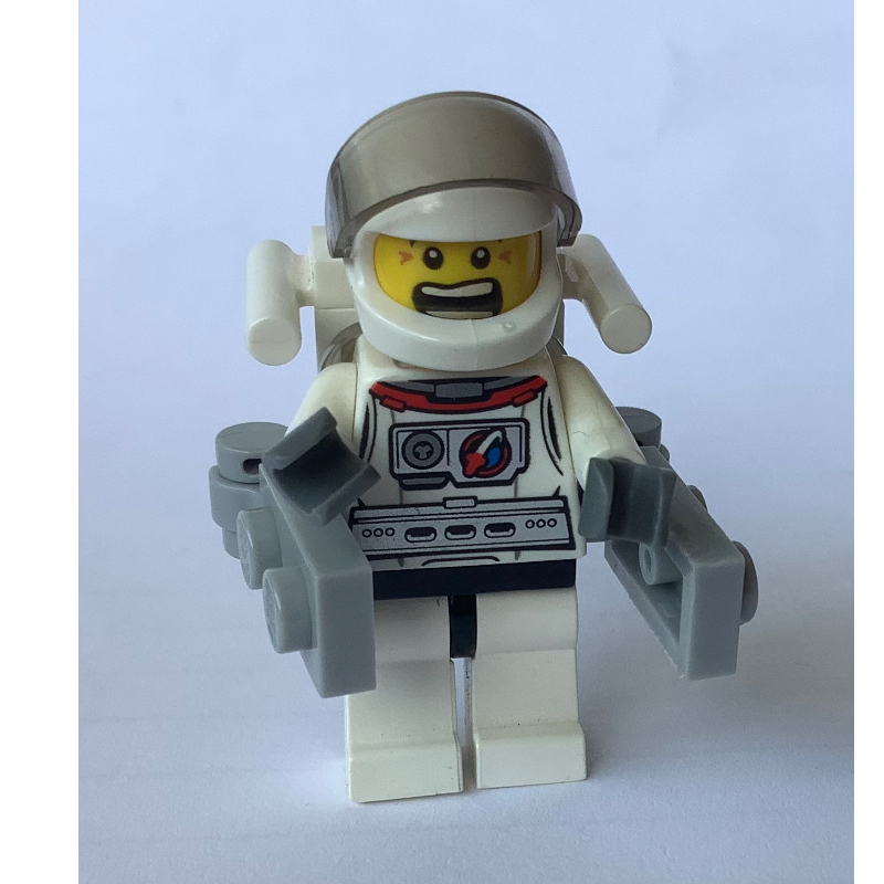 LEGO Astronaut - White Torso and Legs, Backpack (fig-001618)