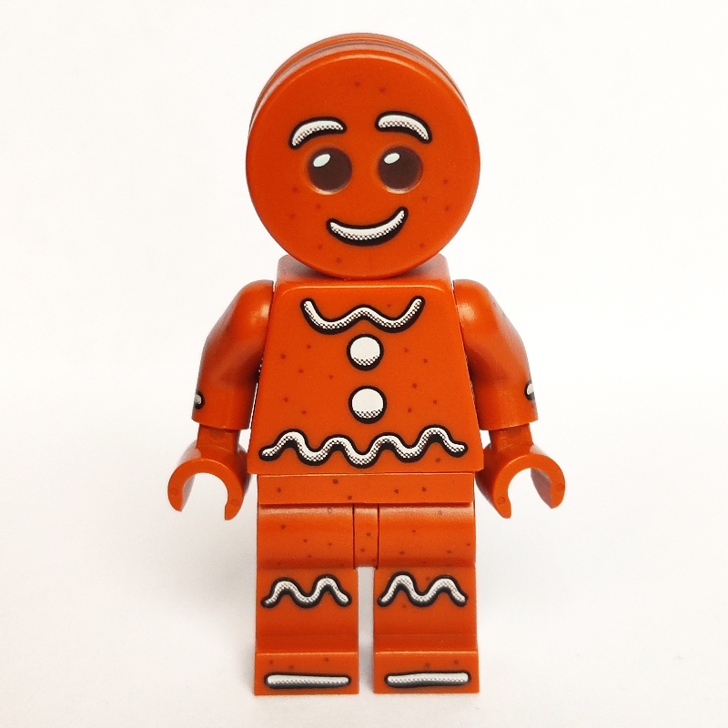 LEGO Gingerbread Man, Dark Orange (fig-001620)