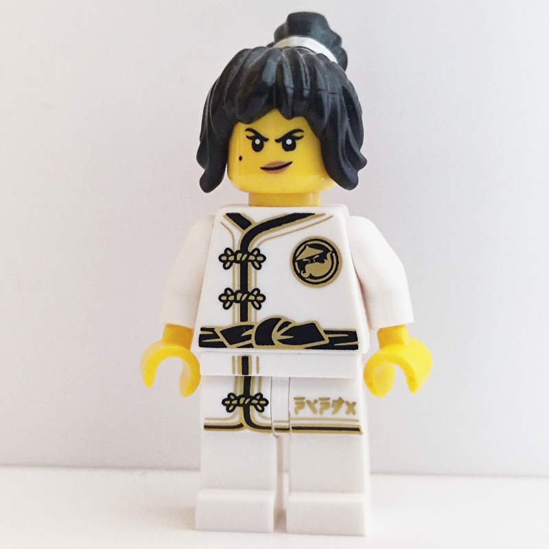 LEGO Nya in White Training Gi with Ponytail (CMF) (fig-001656)
