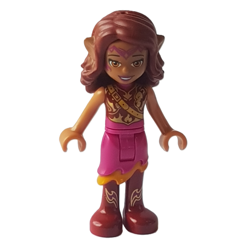 LEGO Azari Firedancer in Magenta and Gold Outfit with Belt over Torso (fig-001694)