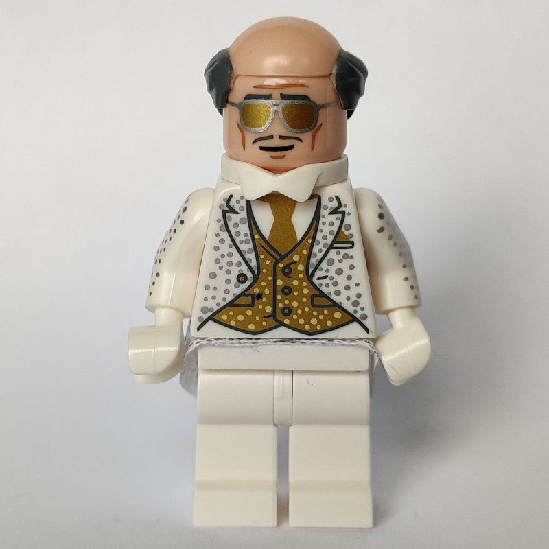 LEGO Alfred Pennyworth, Balding, White Tuxedo (Disco Outfit)(CMF) (fig-001696)