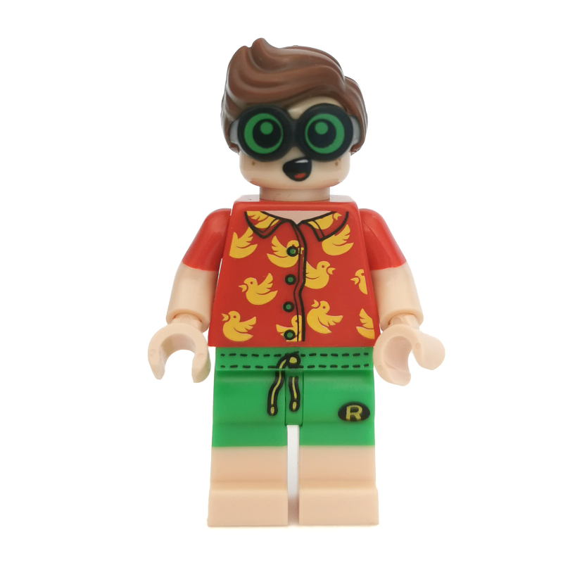 LEGO Robin in Red Shirt and Green Swim Trunks (CMF) (fig-001702)
