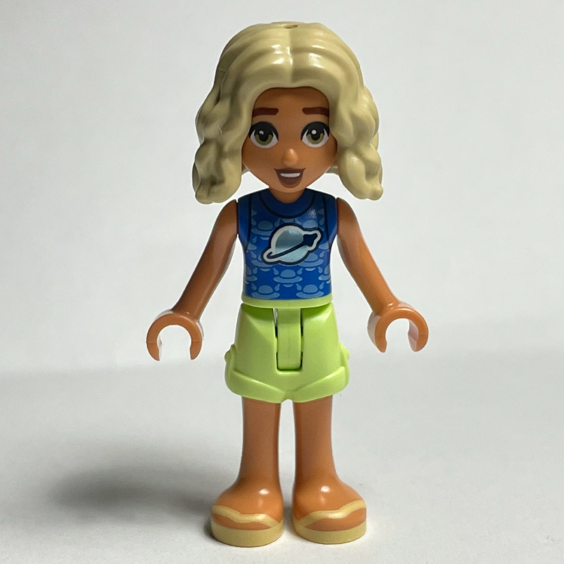 LEGO Nova - Blue Top, Tan Shorts (fig-001725)