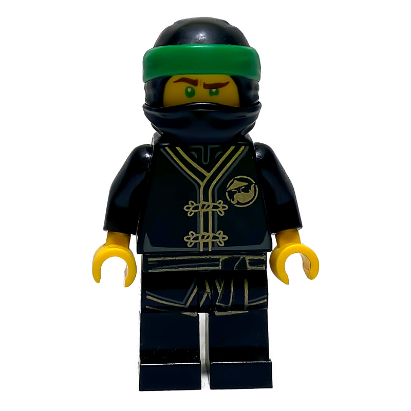 LEGO Lloyd in Black Training Gi, with Head Wrap (fig-001734)