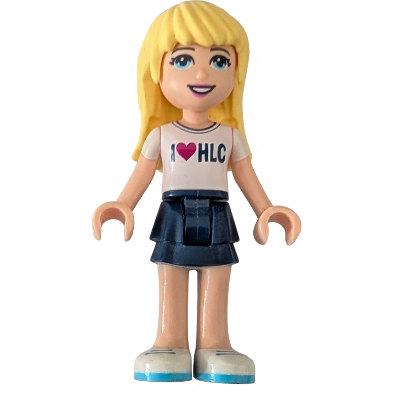 LEGO Stephanie - White Top, Dark Blue Skirt (fig-001759)