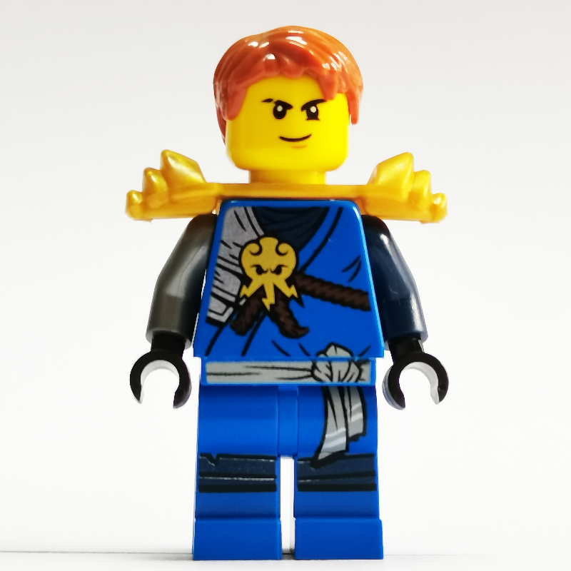 LEGO Jay in Honor Robes with Hair and Pearl Gold Shoulder Armour (Day of the Departed) (fig-001764)