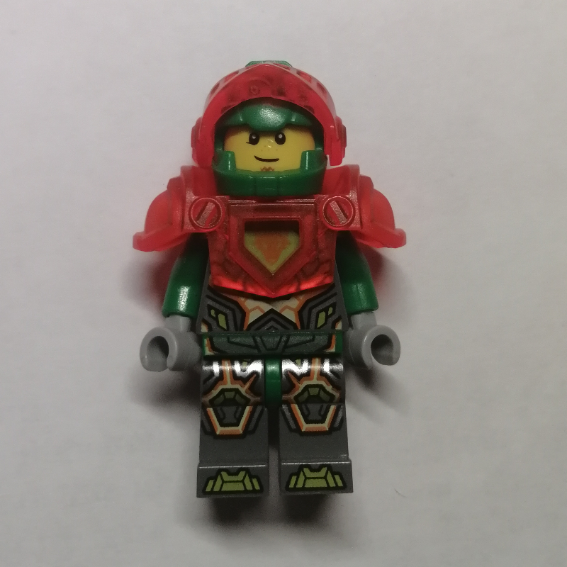 LEGO Aaron Fox with Trans-Neon Orange Armor and Visor (fig-001775)
