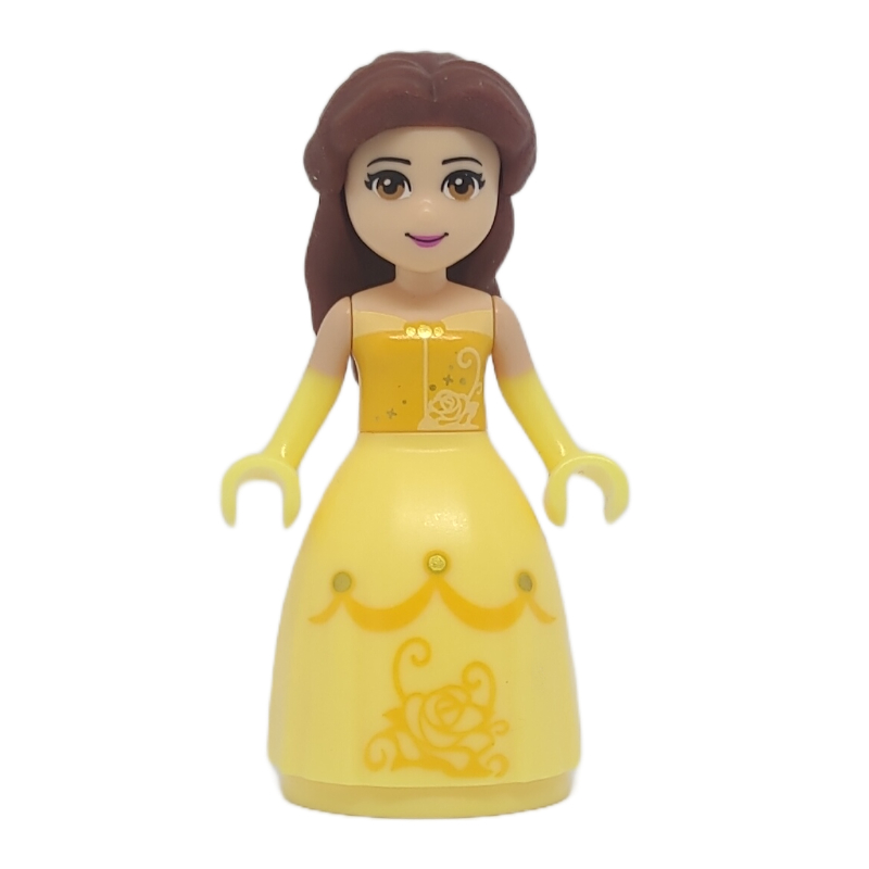 LEGO Belle, Bright Light Orange and Bright Light Yellow Full Dress (fig-001784)