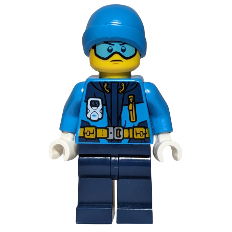 LEGO Arctic Explorer, Beanie Hat, Printed Goggles (fig-001799)
