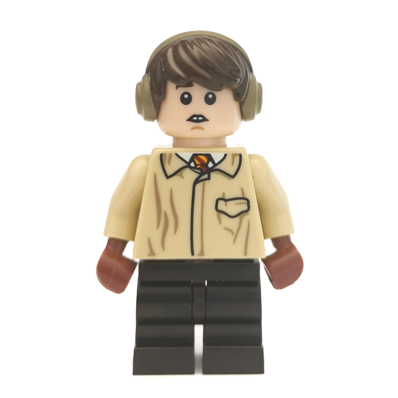 LEGO Neville Longbottom, Tan Shirt, Headphones, Medium Legs (CMF) (fig-001826)