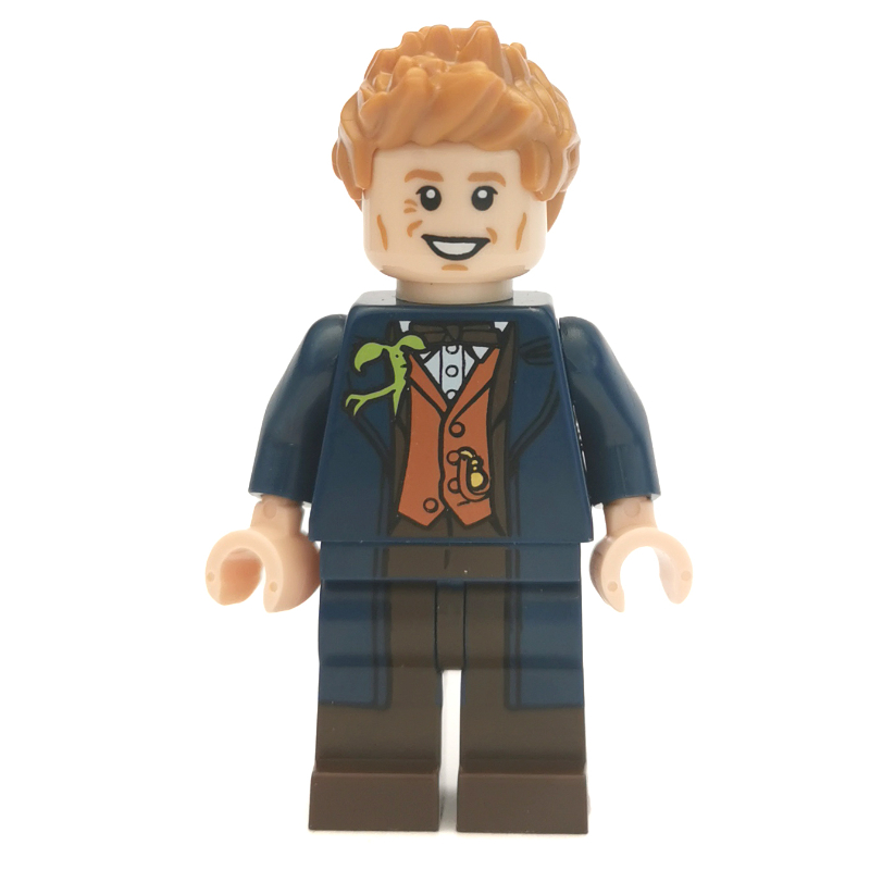 LEGO Newt Scamander, Long Dark Blue Coat (CMF) (fig-001837)