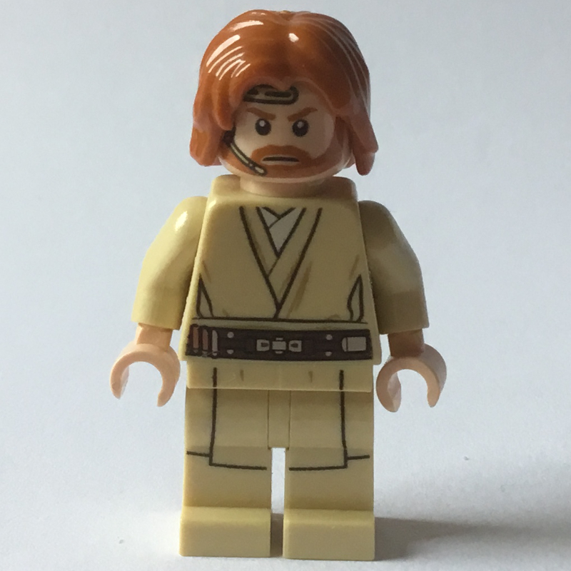 LEGO Obi-Wan Kenobi, Tan Printed Legs, Headset (fig-001843)