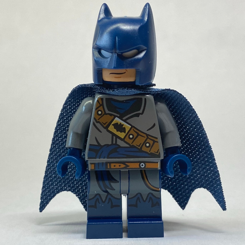 LEGO Batman, Dark Bluish Gray Suit, Dark Blue Cape and Cowl (Pirate) (fig-001859)