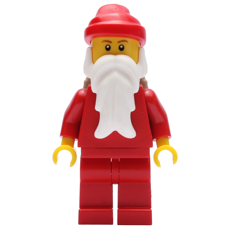 LEGO Santa, Plain Red with Backpack (fig-001891)