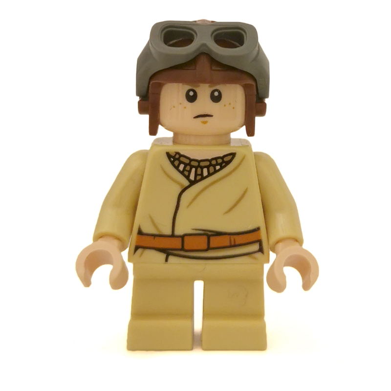LEGO Anakin Skywalker, Child, Reddish Brown Helmet (fig-001913)