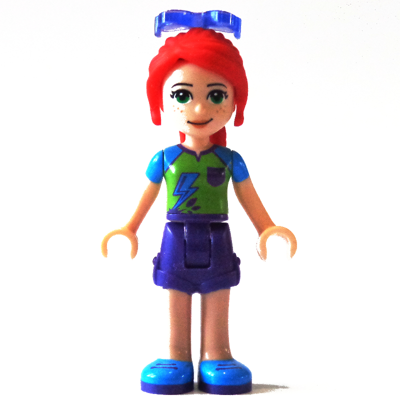 LEGO Mia - Lime/Azure Top, Dark Purple Skirt (fig-001914)