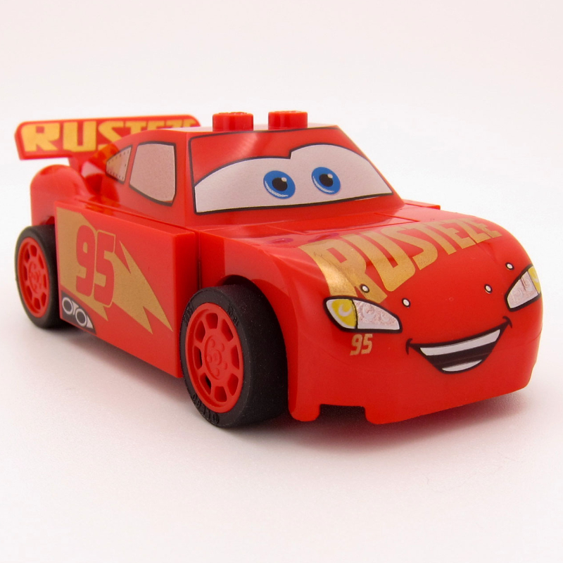 LEGO Lightning McQueen, Juniors, Large Rust-eze Logo (fig-001922)
