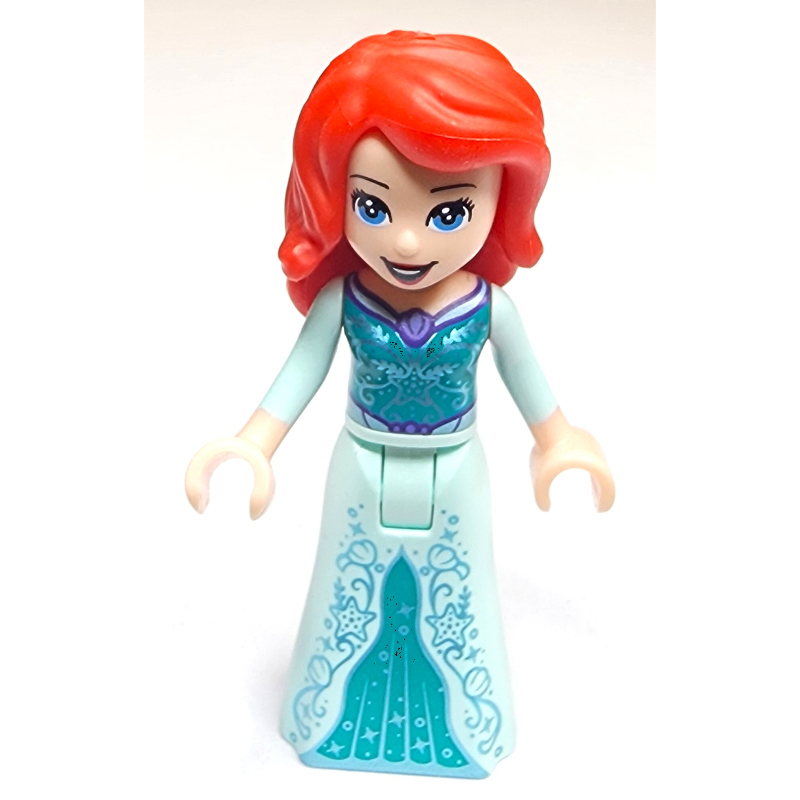 LEGO Ariel - Human Form, Light Aqua Dress (fig-001923)
