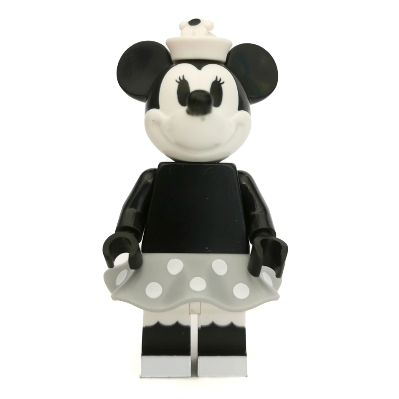 LEGO Minnie Mouse, Black and White (CMF) (fig-001994)