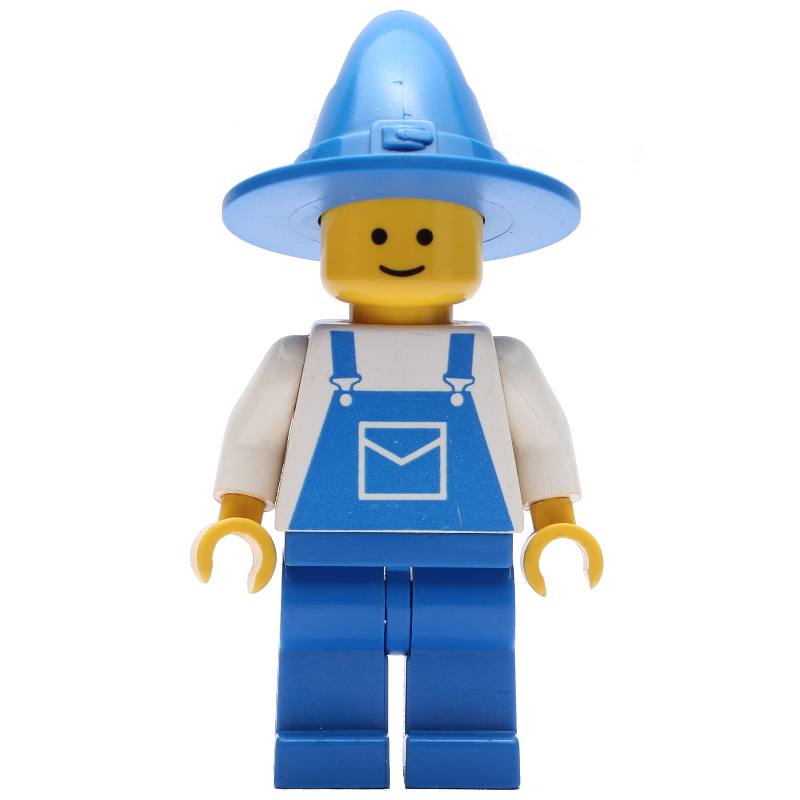 LEGO Overalls Blue with Pocket, Witch Hat (fig-002025)