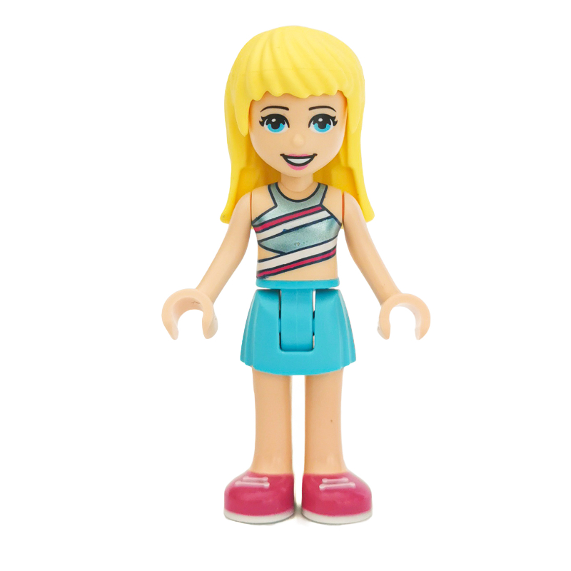 LEGO Stephanie - Medium Blue Top, Medium Azure Skirt (fig-002031)