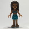 Andrea - Dark Turquoise Bikini, Dark Turquoise Skirt
