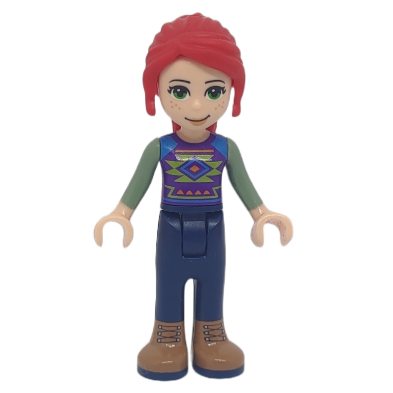 LEGO Mia - Christmas Sweater, Dark Blue Trousers (fig-002064)