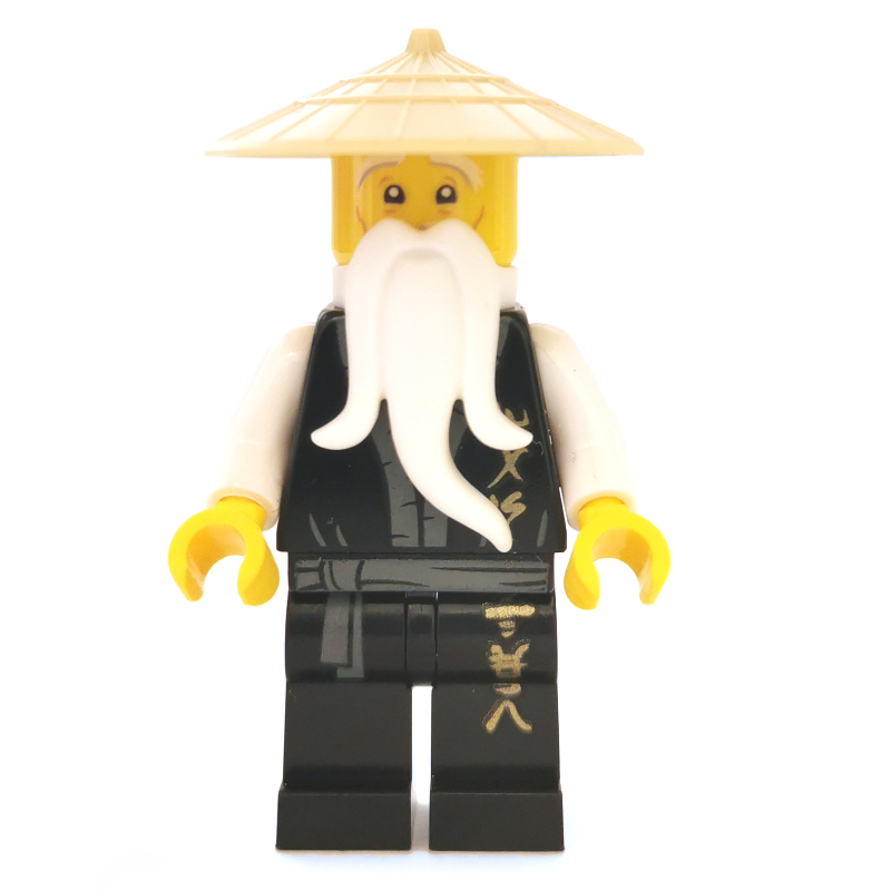 LEGO Master Wu with Gold Lettering on Robes (fig-002085)