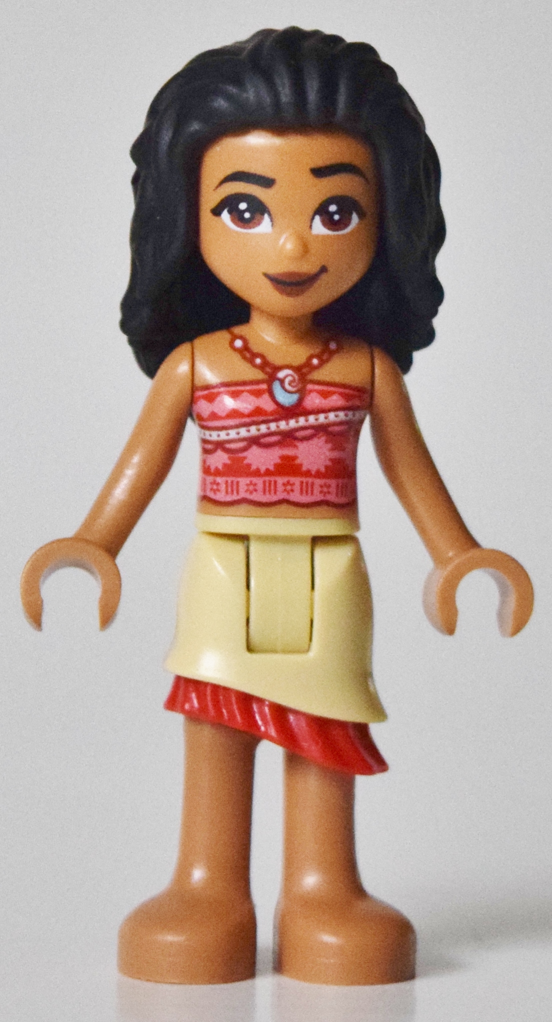LEGO Moana - Red/Pink Shirt, Tan Skirt (fig-002113)