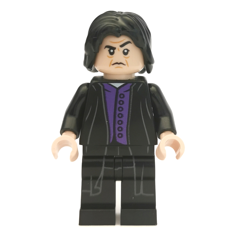LEGO Professor Severus Snape, Long Robes over Dark Purple Vest (Shirt Tails Print) (fig-002131)