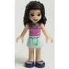 Emma - Dark Pink Top, Light Aqua Skirt