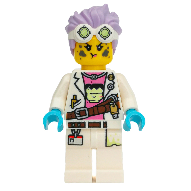 LEGO J.B. Watt, Lab Coat, Medium Lavender Hair with Goggles (fig-002150)