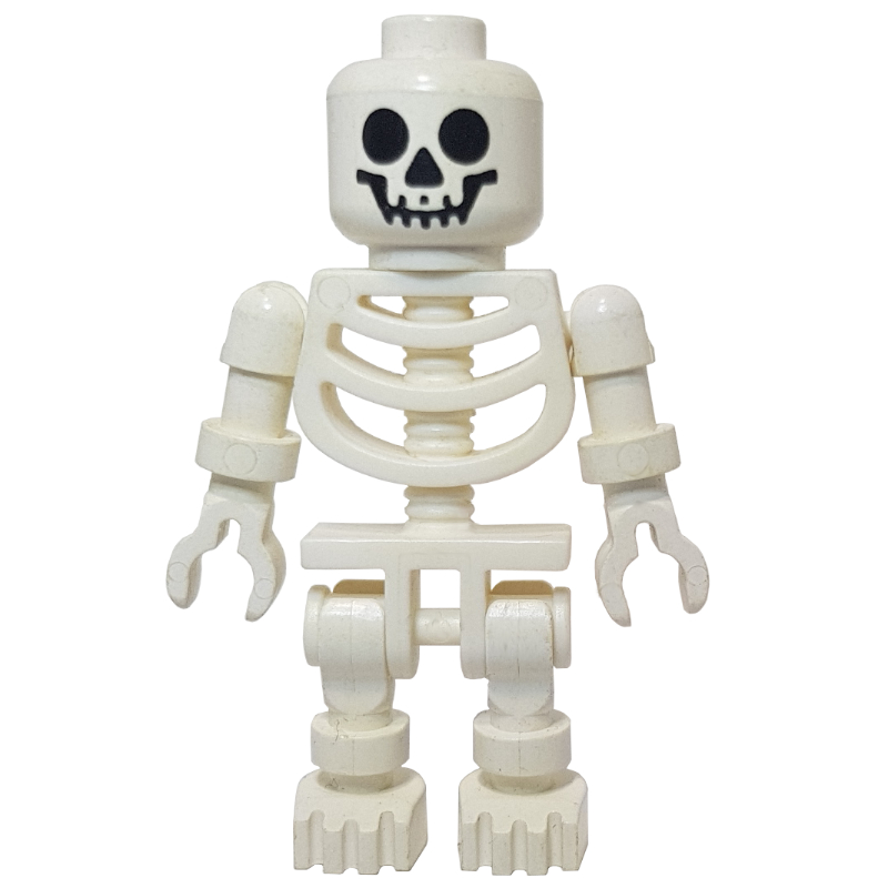 LEGO Skeleton, Standard Face, Ball Joint Arms (3626b Head) (fig-002229)