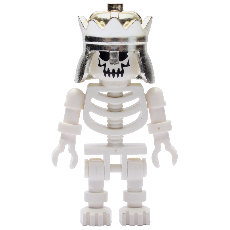 LEGO Skeleton, Evil Face, Crown (fig-002309)