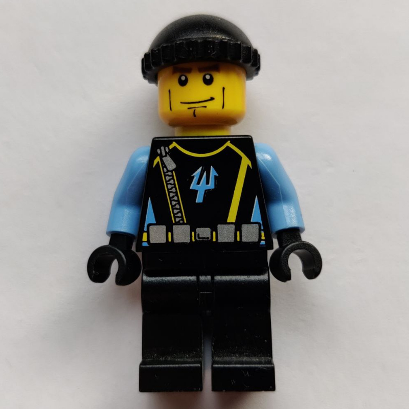 LEGO Aquaraider Diver with Black Hat (fig-002311)