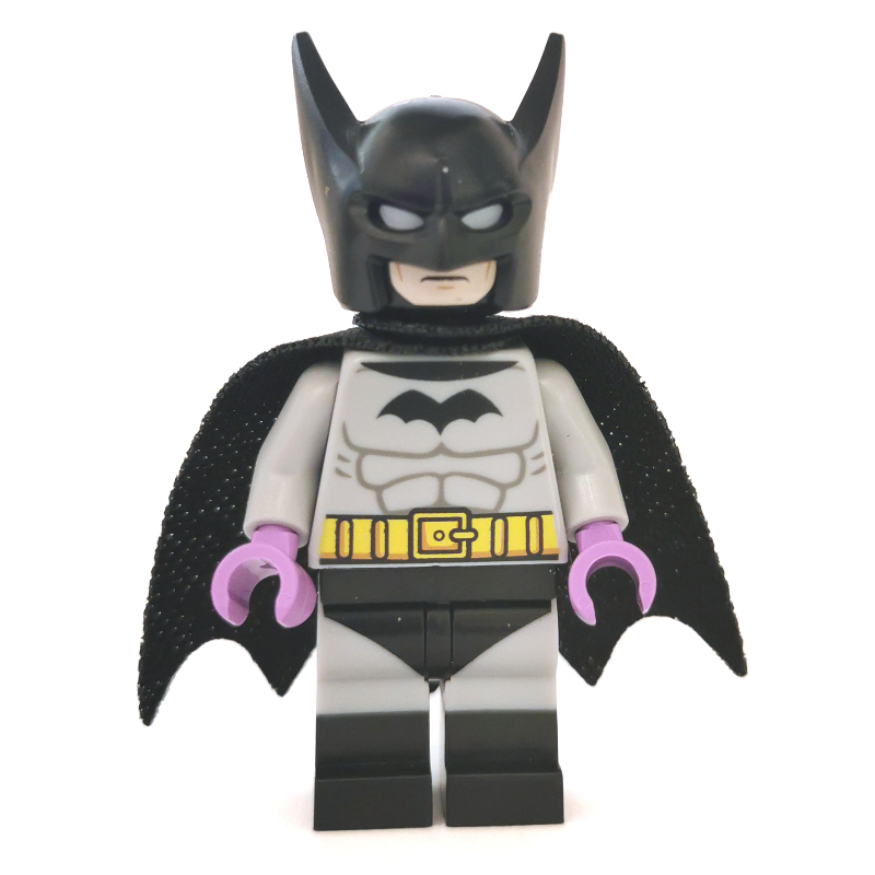 LEGO Batman, Light Bluish Gray Suit, Black Cape and Cowl (1939 1st Appearance) (fig-002332)