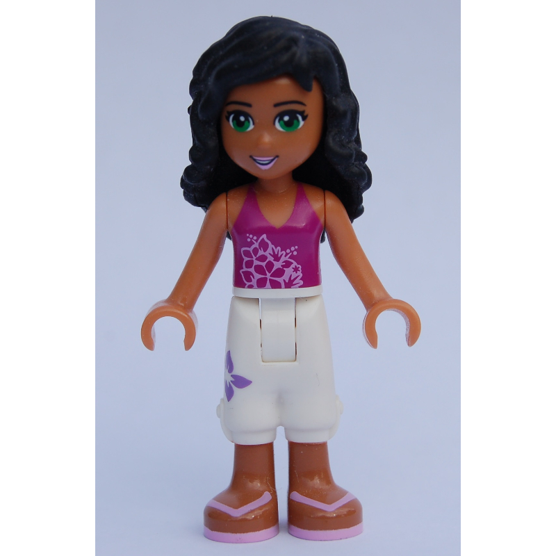 LEGO Ella - Magenta Top, White Trousers (fig-002339)
