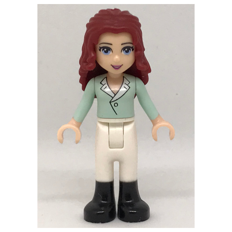 LEGO Theresa - Light Aqua Top, White Trousers (fig-002340)
