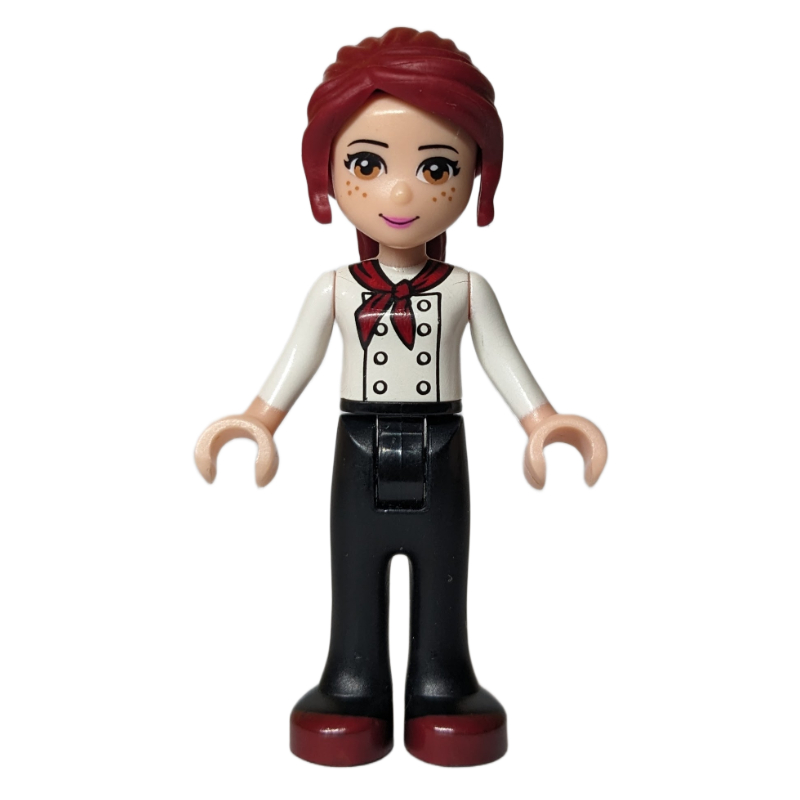 LEGO Mia - White Chef Jacket, Black Pants (fig-002345)