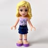 Danielle - Lavender Top, Dark Blue Skirt