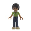 Matthew - Lime Vest, Dark Blue Trousers