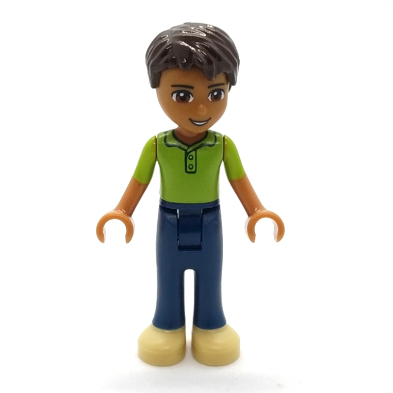 LEGO Robert - Lime Vest, Dark Blue Trousers (fig-002354)