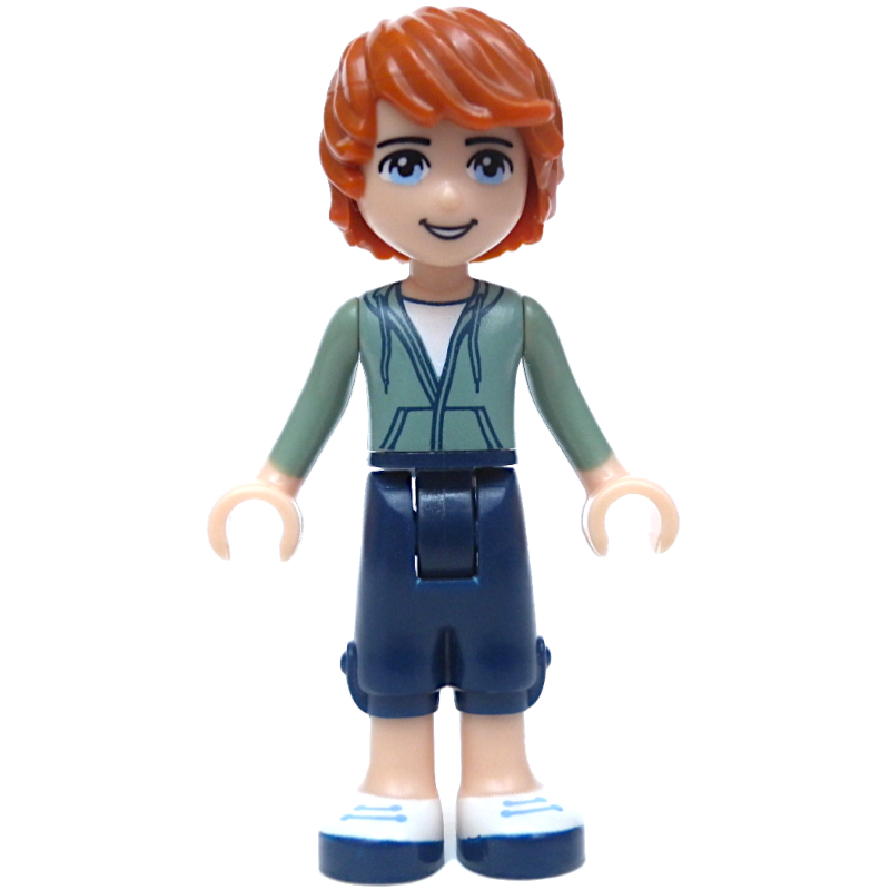 LEGO Julian - Sand Green, Dark Blue Trousers (fig-002361)