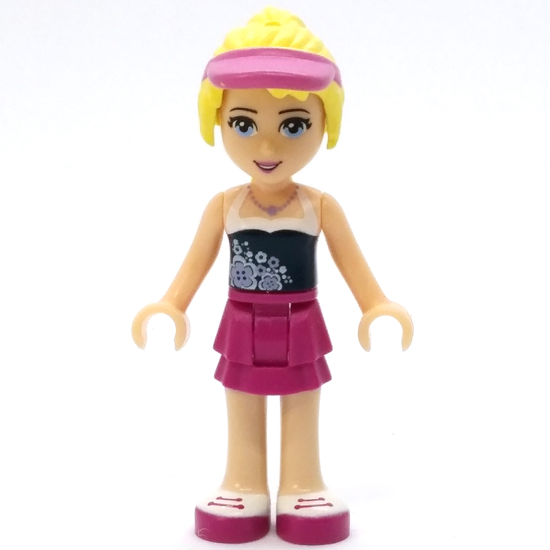 LEGO Stephanie - Dark Blue Top, Magenta Skirt (fig-002363)