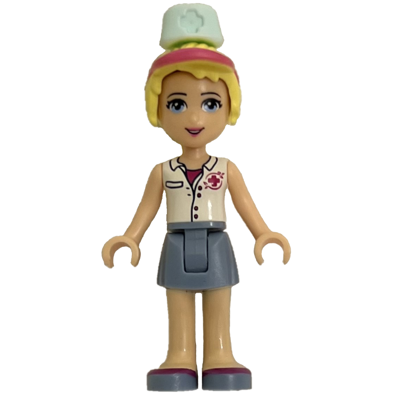 LEGO Stephanie - Lavender Blouse, Sand Green Skirt, Hat (fig-002367)