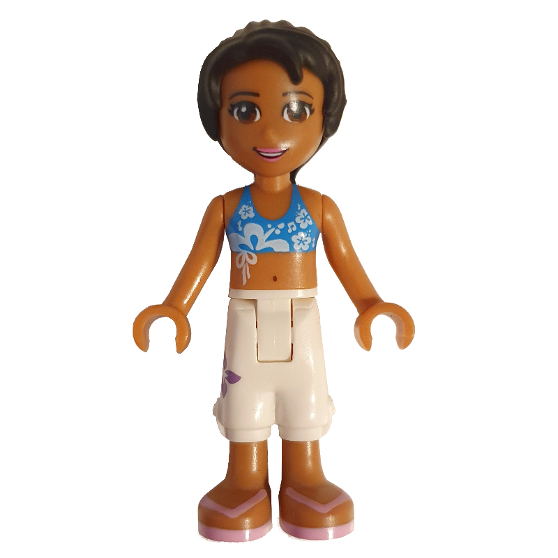 LEGO Joanna - Dark Azure Bikini, White Trousers (fig-002371)