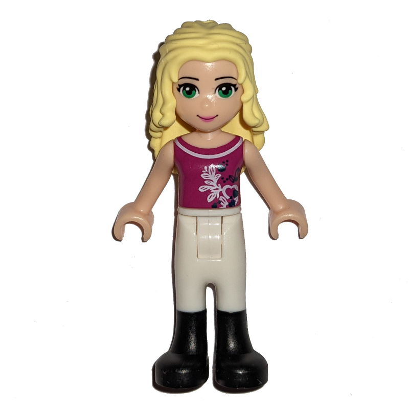 LEGO Liza - Magenta Top, White Trousers (fig-002373)